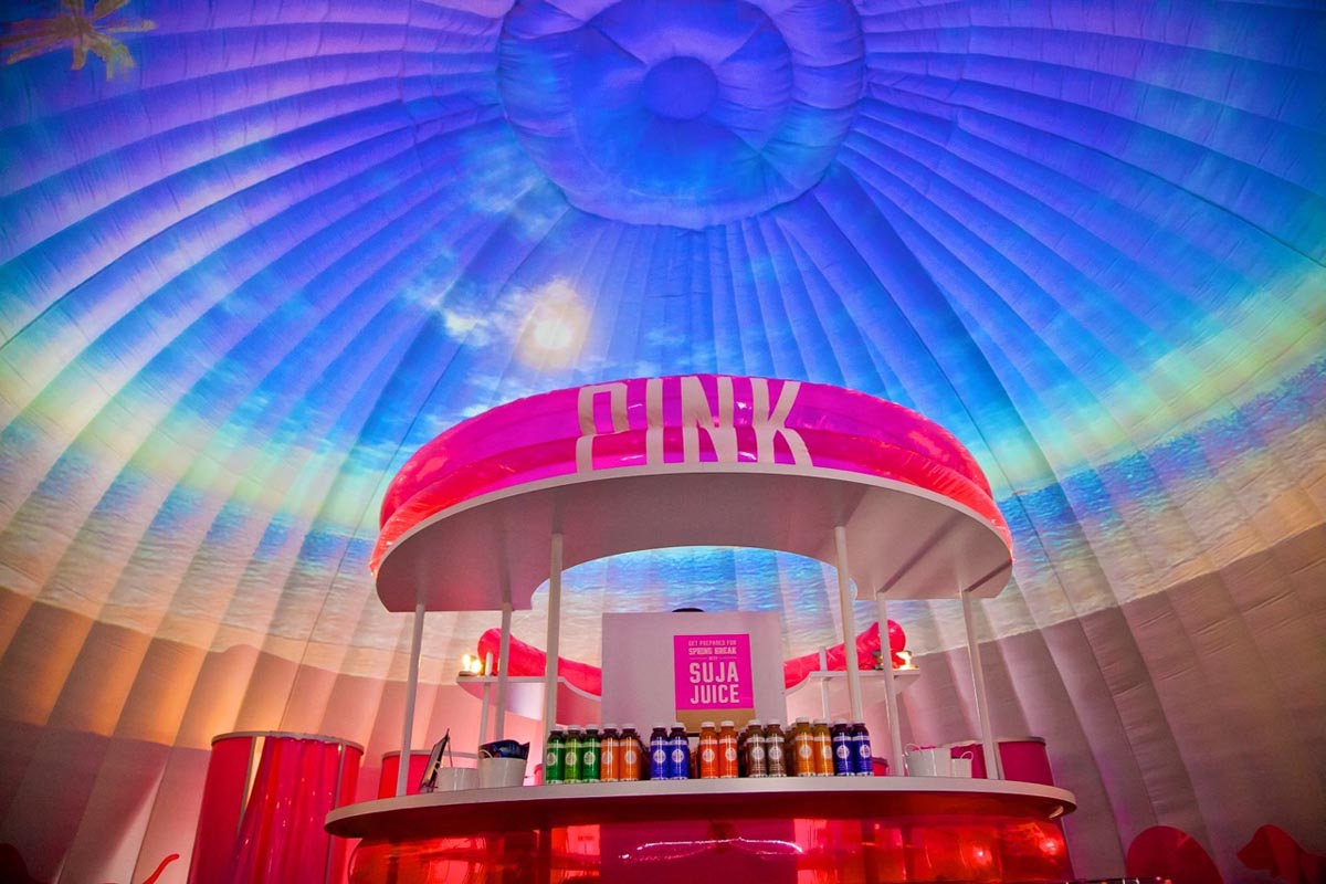 Pink Spring Break - Projection Mapping