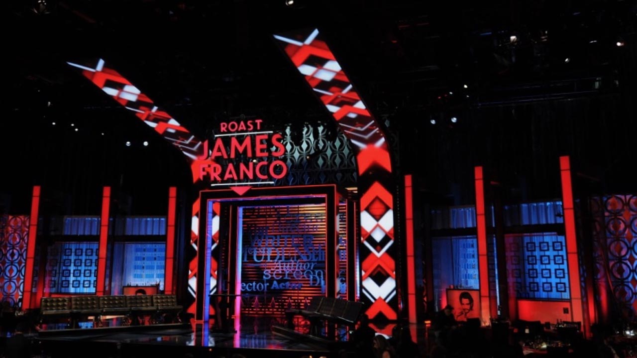 Comedy Central Roast of James Franco - Screens Design